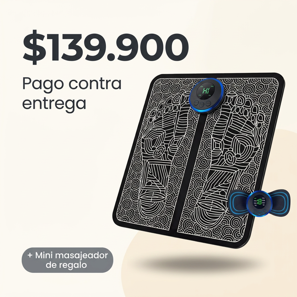 Masajeador de pies a 139.900 pesos con pago contra entrega
